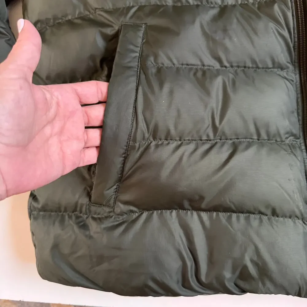 Adidas Originals SST Superstar Reversible Winter Jacket Coat Olive Green Large